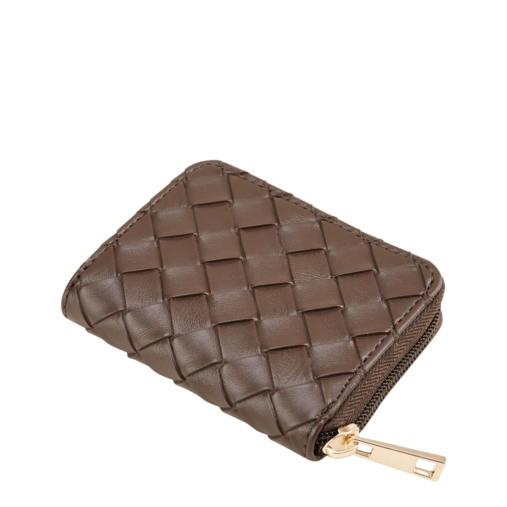 ROSSIS Money 1 Flechtoptik, Espresso