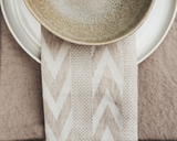 soñho Onda Stoffservietten 2er Set 45 x 45 beige