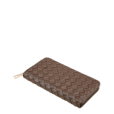 ROSSIS Money 5 Flechtoptik, Espresso