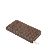 ROSSIS Money 5 Flechtoptik, Espresso