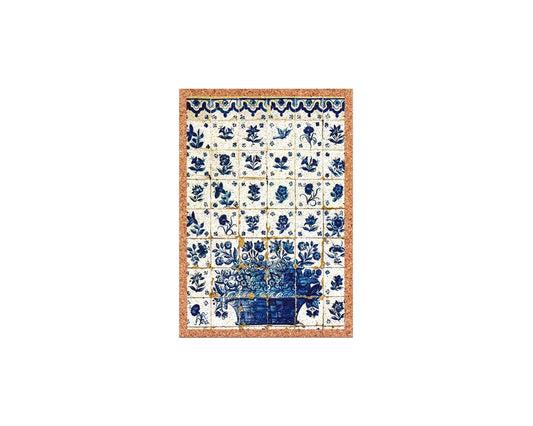 Azulejos cozinha Postkarte Kork