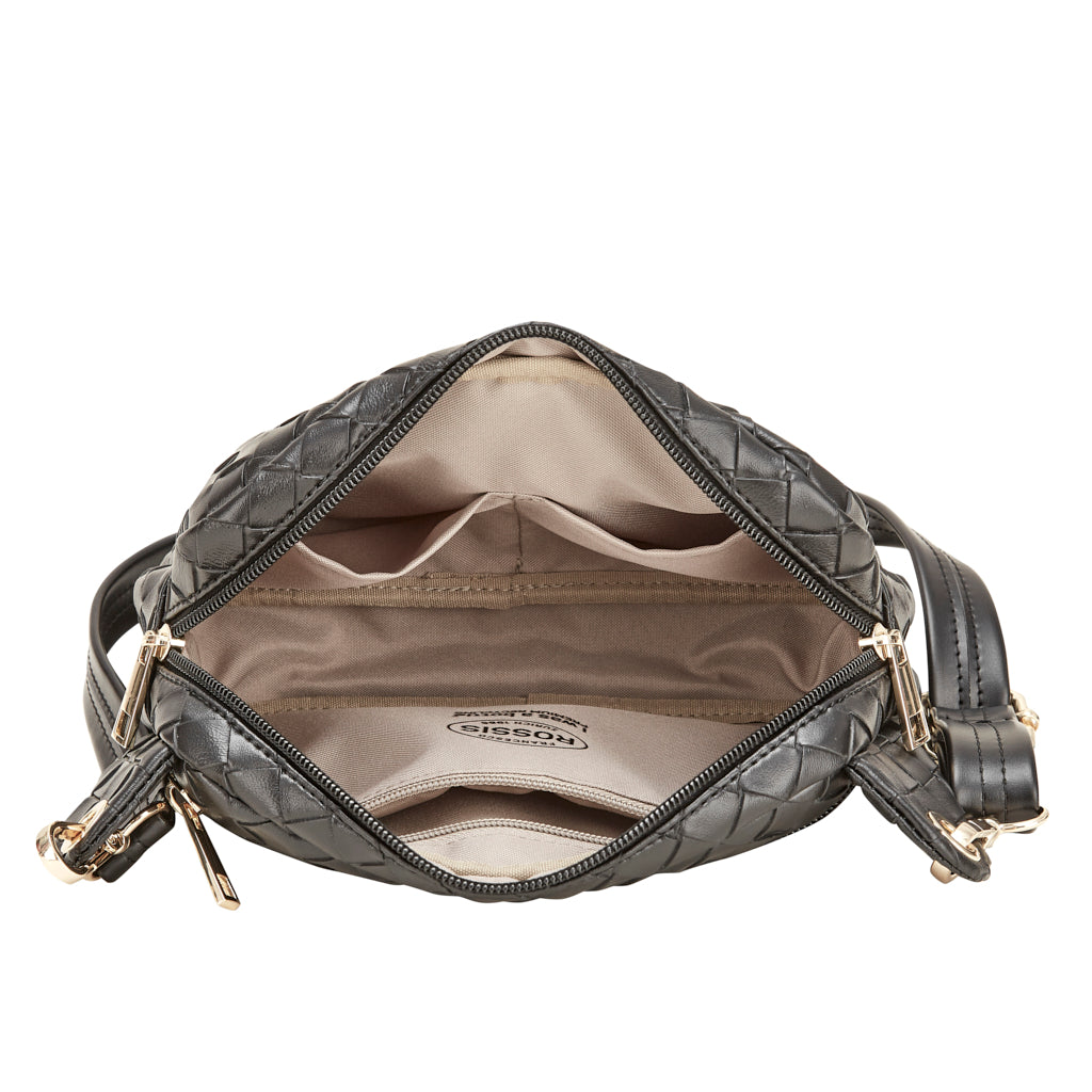ROSSIS Aline Flechtoptik, Black
