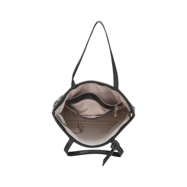 ROSSIS Emily Flechtoptik, Black