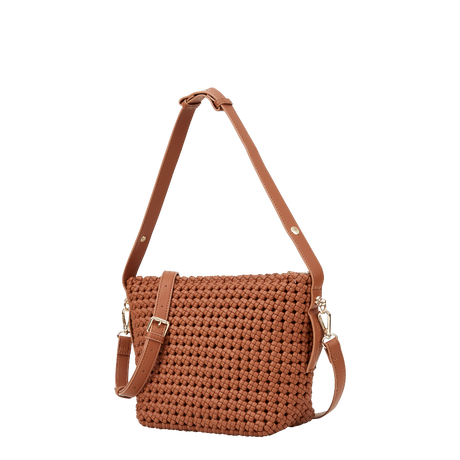 ROSSIS Charlotte Handgeknotet, Camel