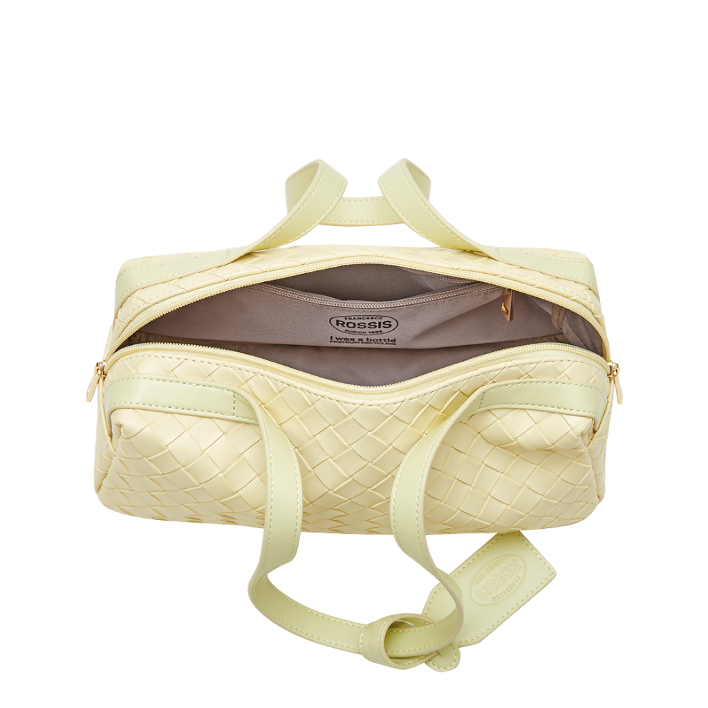 ROSSIS Viola Flechtoptik, Butter Yellow