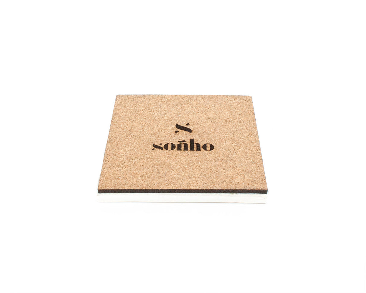 soñho Azulejo Boho Quatro Flores Untersetzer 10 cm