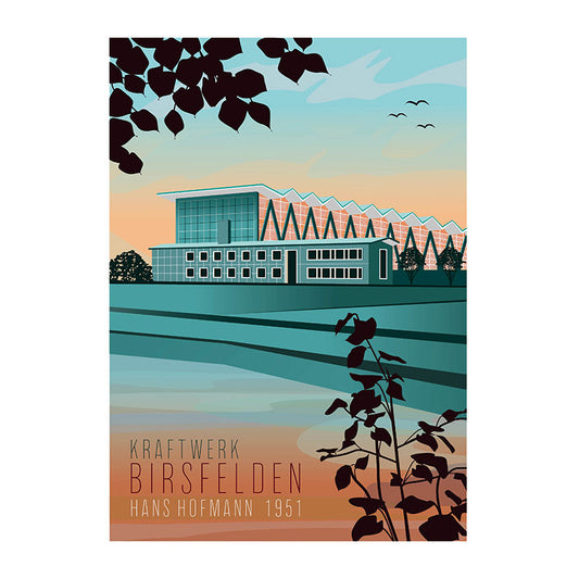 s.wert Postkarte Basel Landschaft Birsfelden