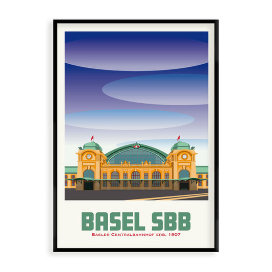 s.wert DIN A2 Poster Basel SBB