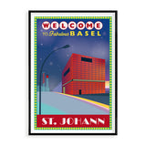 s.wert DIN A2 Poster Basel St.Johann