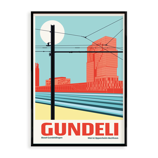 s.wert DIN A2 Poster Basel Gundeli