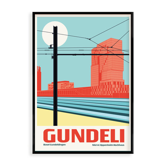 s.wert DIN A3 Poster Basel Gundeli