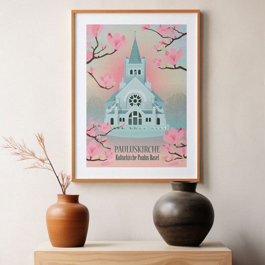 s.wert DIN A2 Poster Basel Pauluskirche