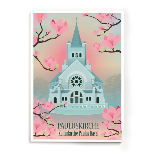 s.wert DIN A2 Poster Basel Pauluskirche