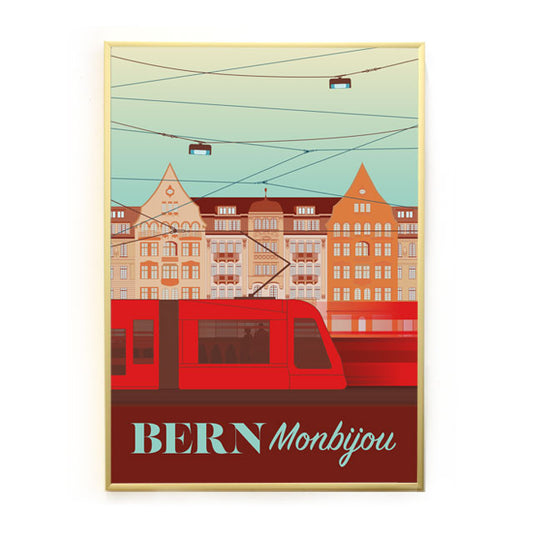 s.wert DIN A2 Poster Bern Monbijou