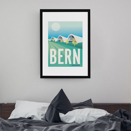 s.wert DIN A2 Poster Bern Schosshalde Klee