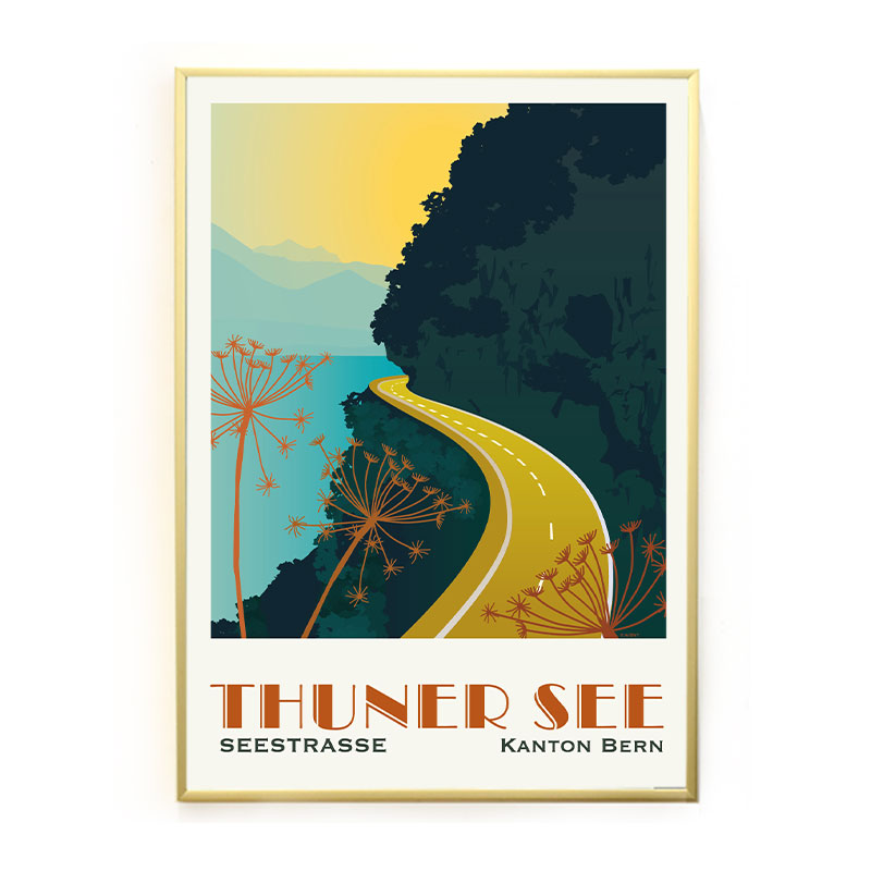 s.wert DIN A3 Poster Bern Thuner See