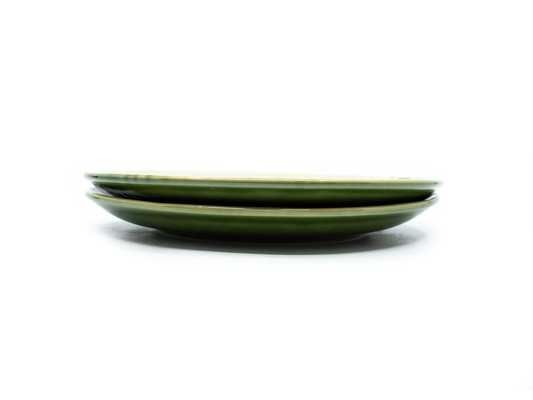 soñho Coral Verde Teller klein Ø 22 grünweiss reaktiv