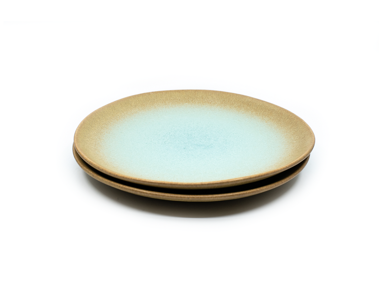 soñho Menta Teller gross Ø26 cm grünbraun