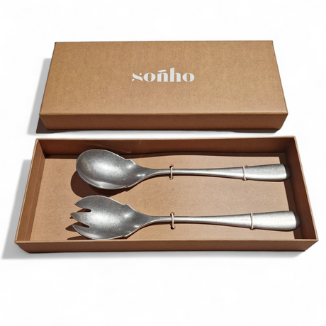 soñho Maria antiga Salatbesteck 2er vintage Silber