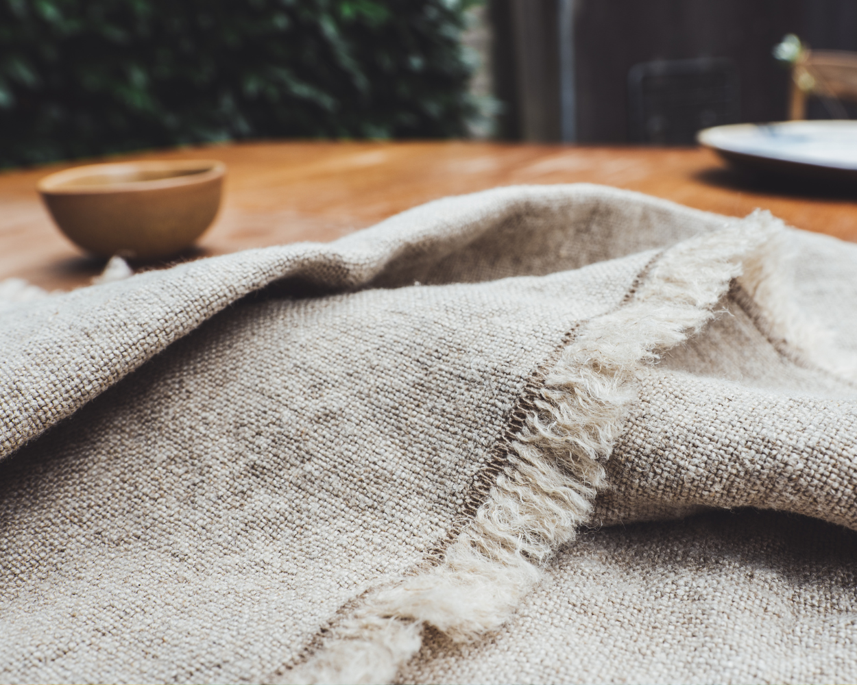 Casa de campo - Tischdecke 160 x 260 natur