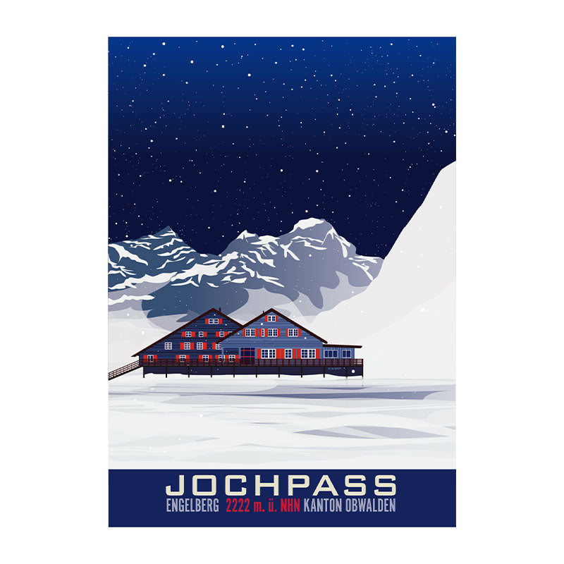 s.wert Postkarte Obwalden Engelberg Jochpass, A6