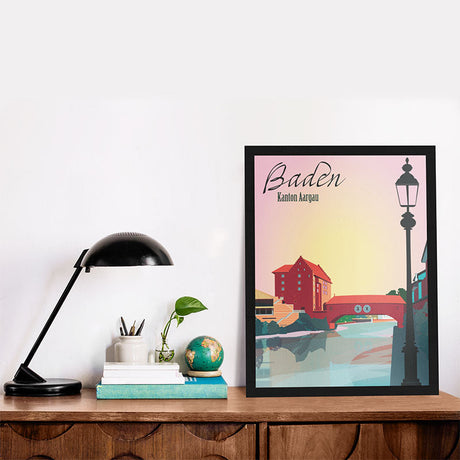 s.wert Poster Aargau Baden Landvogteischloss, A2