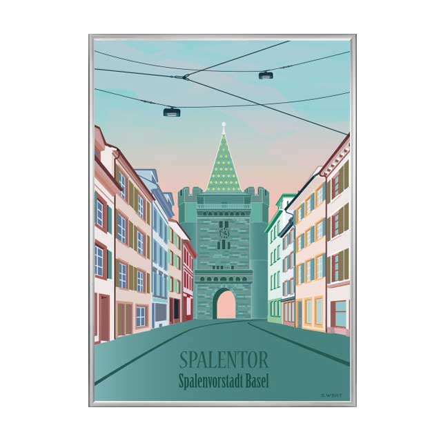 s.wert Poster Basel Spalentor, A2