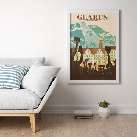s.wert Poster Glarus Landsgemeinde Zaunplatz, A2