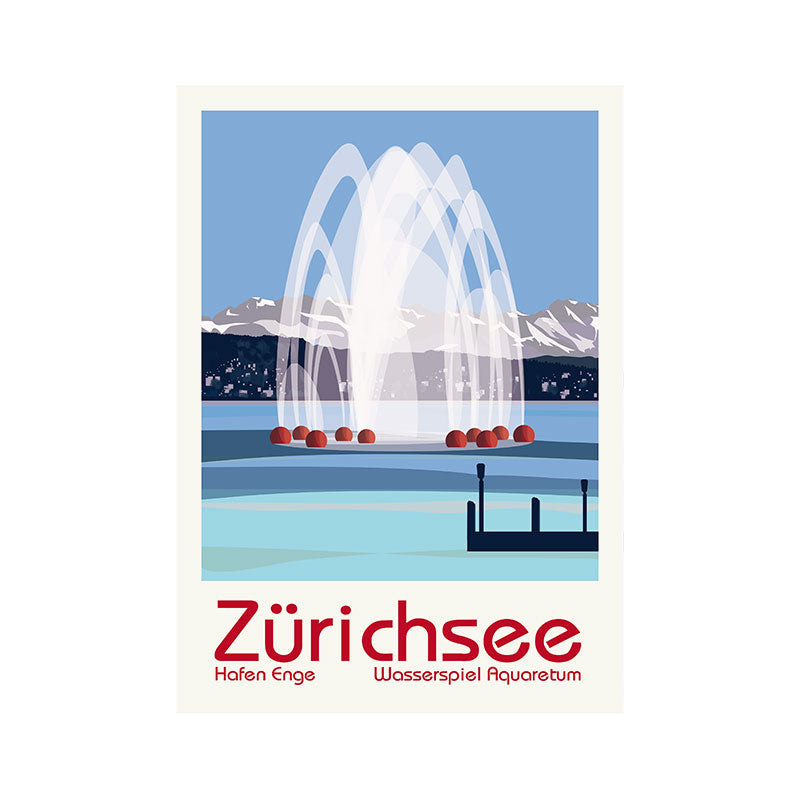 s.wert Poster Zürichsee, A2