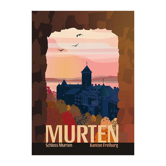 s.wert DIN A3 Poster Fribourg Murten