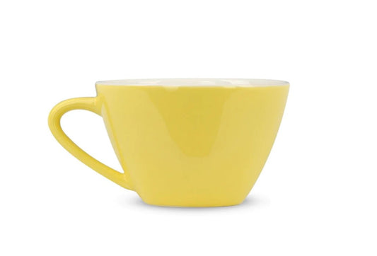 Kaffeetasse, 60s revival, gelb, 0.24l