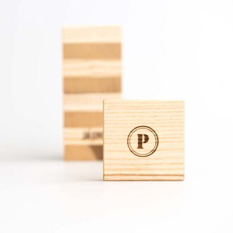 Mühle Cube - Esche-Braunkern / Einbrand "P"