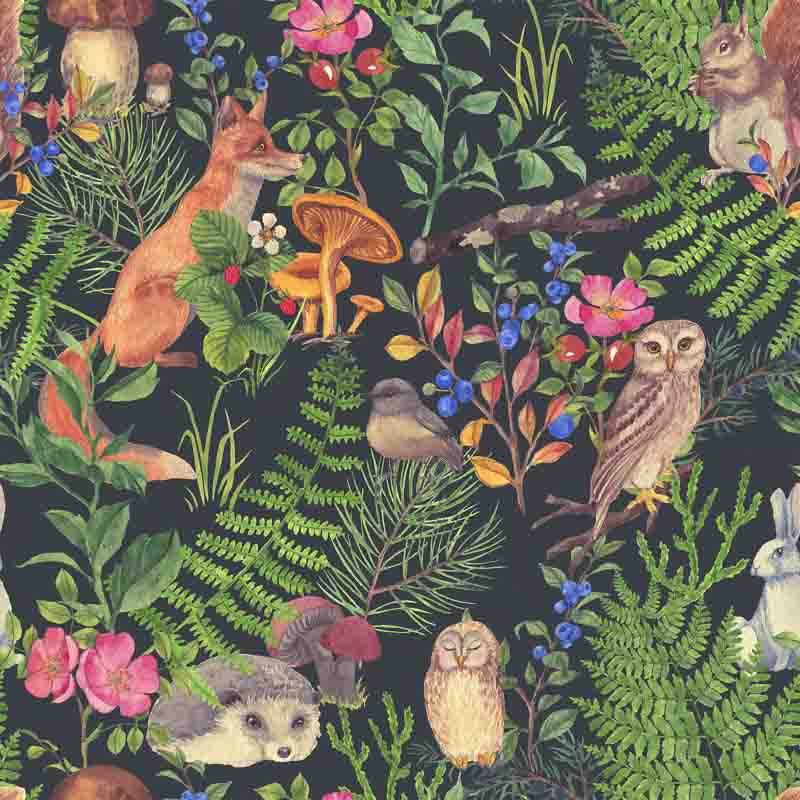 Wimmel Servietten 33x33 cm - In the forest