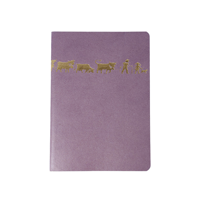 Lumière des Alpes Notizbuch "L'Alpage" altrosa