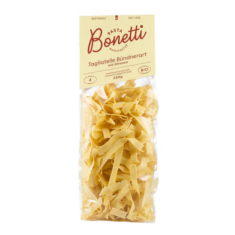 Bonetti Bio Tagliatelle (10mm) Zitronen, 250g