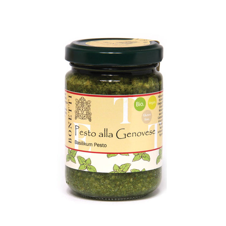 Bonetti EU-Bio Pesto alla Genovese - Basilikum Pesto, 130g