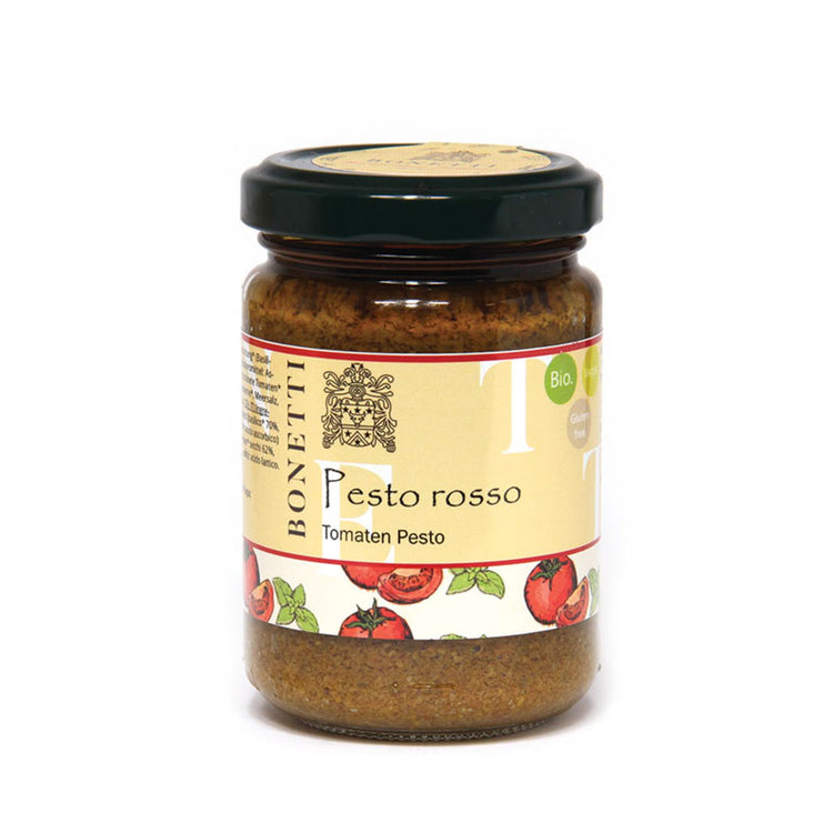 Bonetti EU-Bio Pesto rosso - Tomaten Pesto, 130g