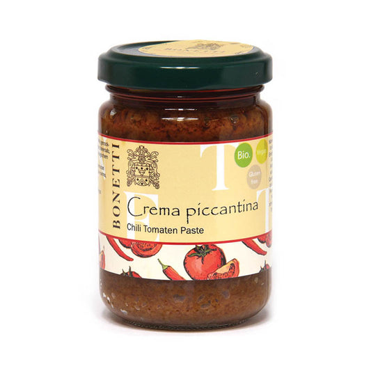 Bonetti EU-Bio Crema piccantina - Chili Tomaten Paste, 130g