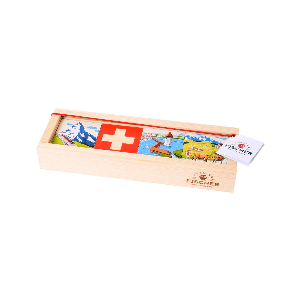 Atelier Fischer Legespiel Memo Switzerland klein