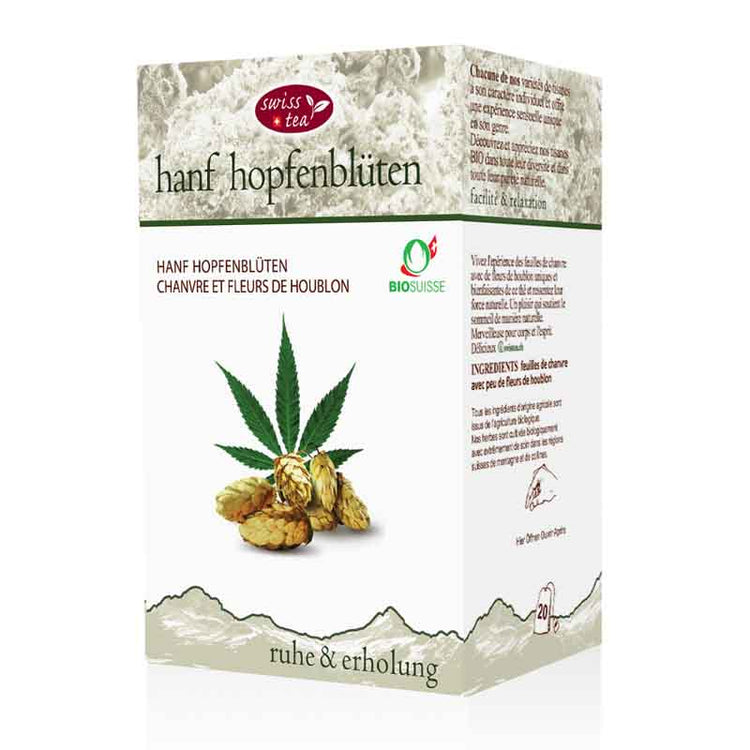 Swisstea Tee Hanf mit Hopfenblüten - Ruhe und Erholung