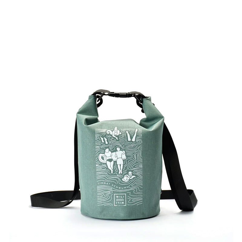 Wili Wili Tree Limmat Schwumm Dry Bag 7L, Ocean Turquoise