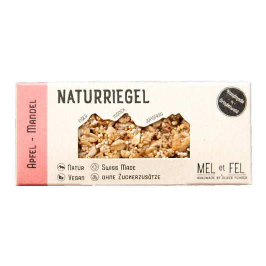 Mel et FEL Bio Naturriegel Apfel-Mandel