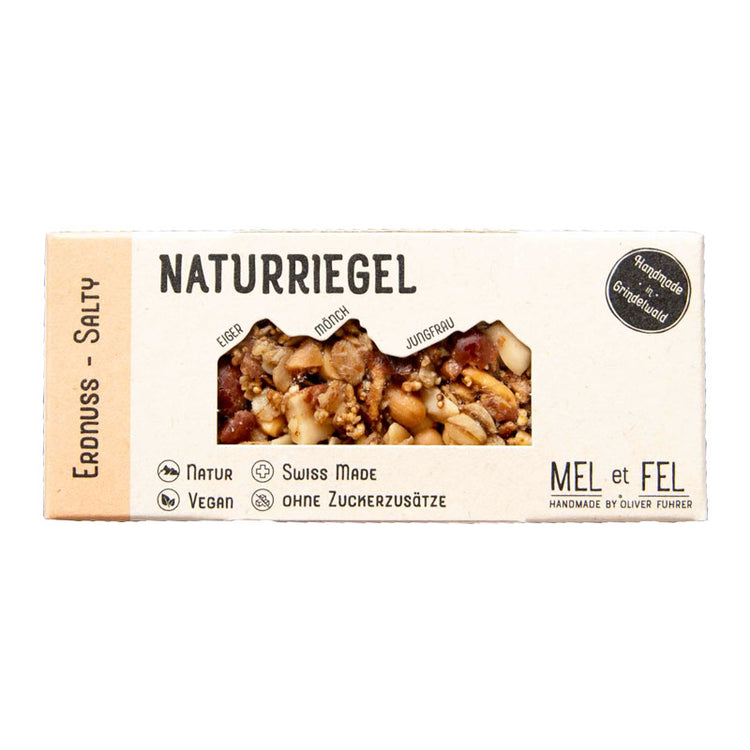 Mel et FEL Bio Naturriegel Erdnuss-Salty