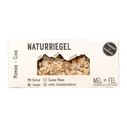 Mel et FEL Bio Naturriegel Kokos-Chia