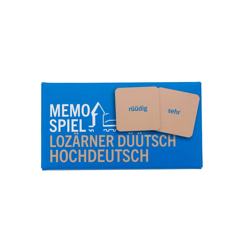 Memoriespiel - Lozärner Düütsch
