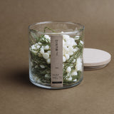 the MUNIO Heidekraut Sojawachsschmelze im Teelichtglas, ⌀ 10 cm