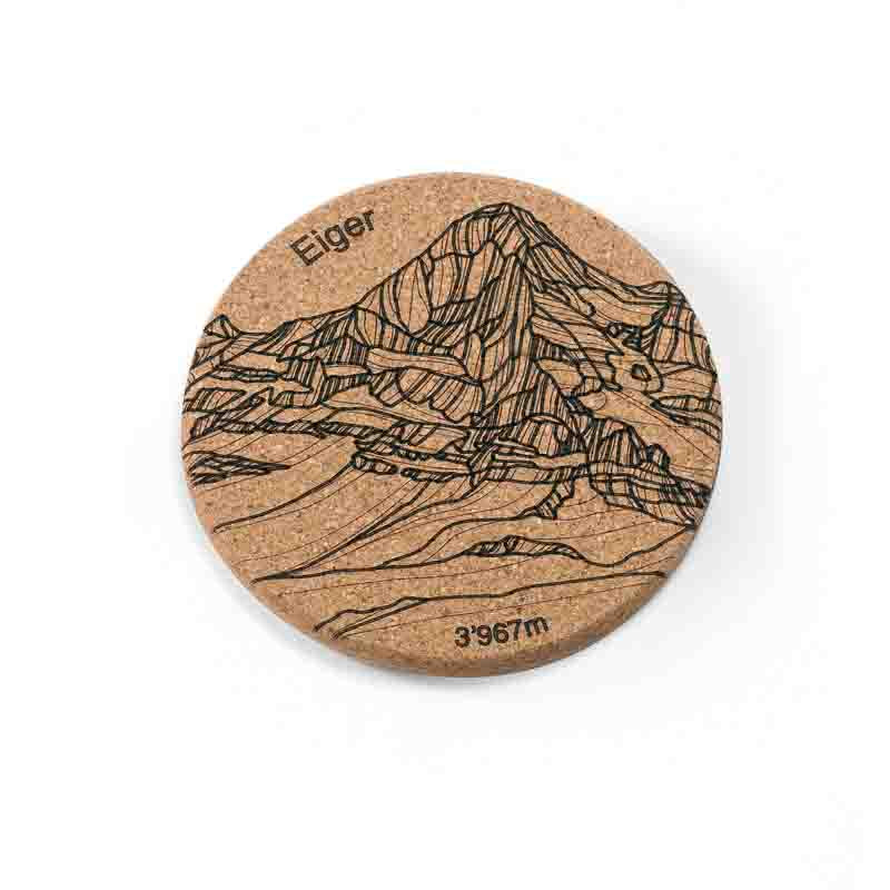 Untersetzer Eiger, 6 Stück