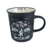 creanorm Switzerland Tasse Keramik, schwarz
