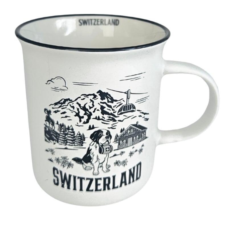 creanorm Switzerland Tasse Keramik, weiss