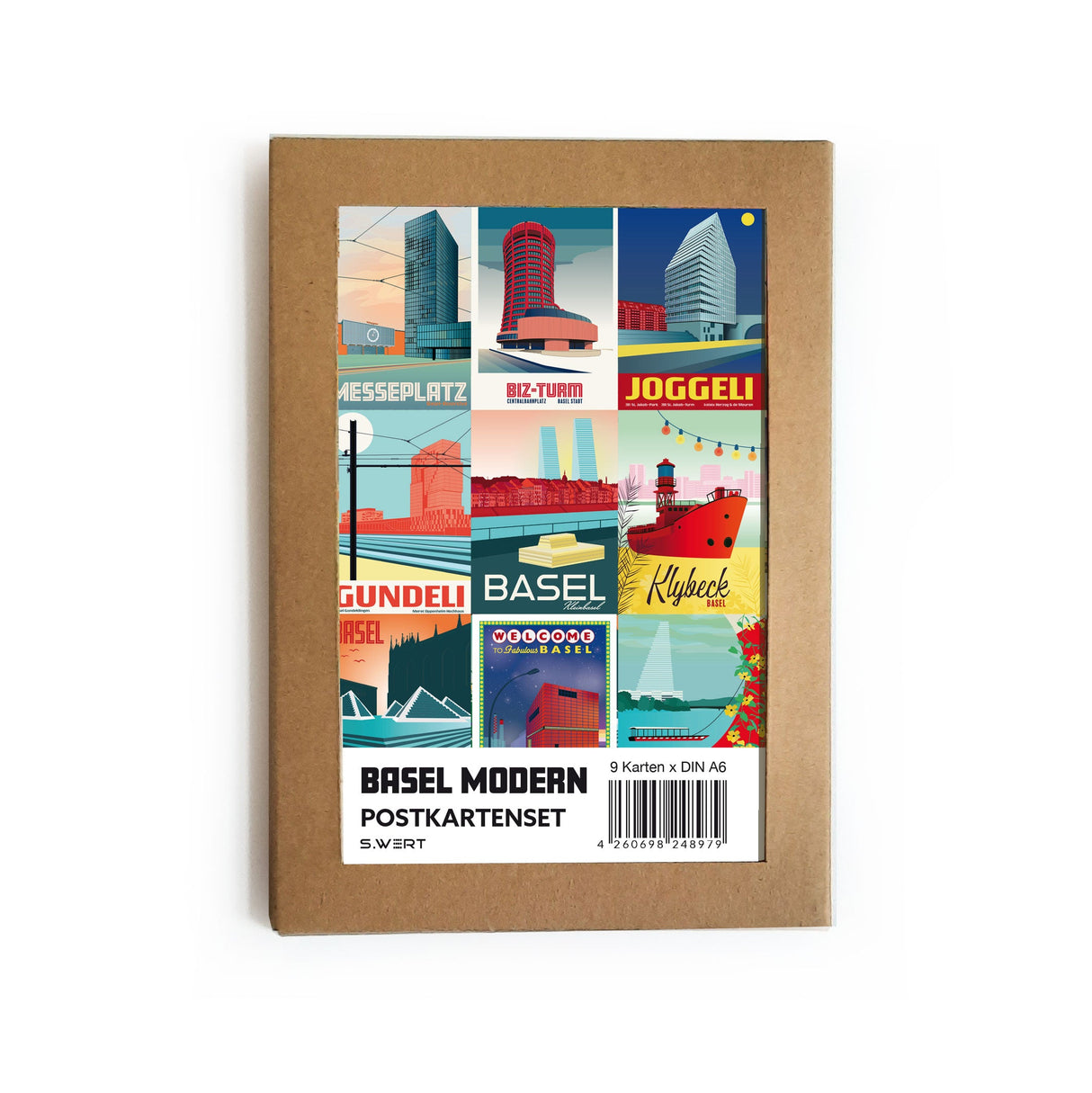 s.wert Postkartenset Modernes Basel, A6